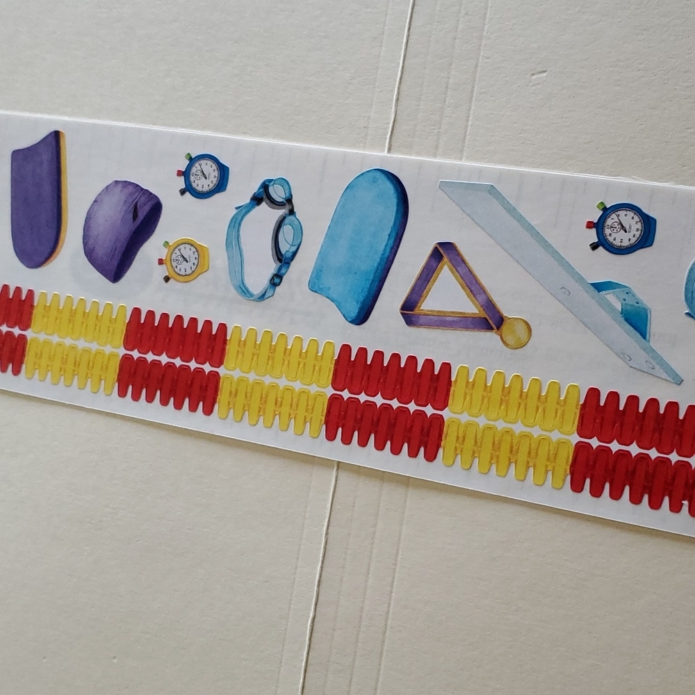10/$20 Creative Memories Swimming Swim Stickers Scrapbooking Great Lengths